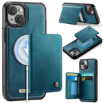 CaseMe Me80 Serie Abnehmbare Geldbörse Magnetische RFID Vegane Leder Handyhülle, Für iPhone 13, Für iPhone 12 / 12 Pro, Für iPhone 12 Pro Max, Für iPhone 11 Pro Max, Für iPhone 11, Für iPhone 11 Pro