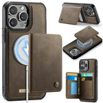 CaseMe Me80 Serie Abnehmbare Geldbörse Magnetische RFID Vegane Leder Handyhülle, Für iPhone 13, Für iPhone 12 / 12 Pro, Für iPhone 12 Pro Max, Für iPhone 11 Pro Max, Für iPhone 11, Für iPhone 11 Pro