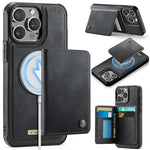 CaseMe Me80 Serie Abnehmbare Geldbörse Magnetische RFID Vegane Leder Handyhülle, Für iPhone 13, Für iPhone 12 / 12 Pro, Für iPhone 12 Pro Max, Für iPhone 11 Pro Max, Für iPhone 11, Für iPhone 11 Pro