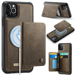 CaseMe Me80 Serie Abnehmbare Geldbörse Magnetische RFID Vegane Leder Handyhülle, Für iPhone 13, Für iPhone 12 / 12 Pro, Für iPhone 12 Pro Max, Für iPhone 11 Pro Max, Für iPhone 11, Für iPhone 11 Pro