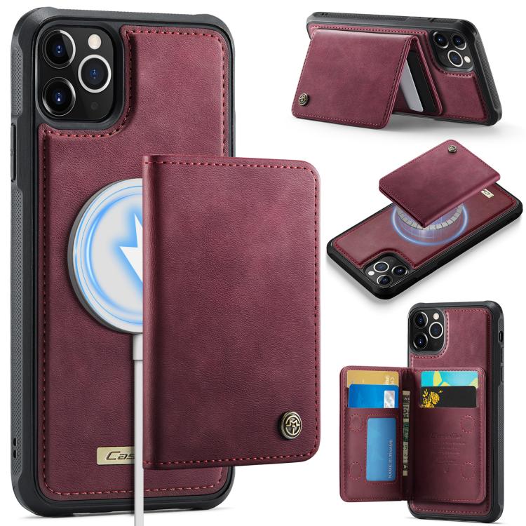 CaseMe Me80 Serie Abnehmbare Geldbörse Magnetische RFID Vegane Leder Handyhülle, Für iPhone 13, Für iPhone 12 / 12 Pro, Für iPhone 12 Pro Max, Für iPhone 11 Pro Max, Für iPhone 11, Für iPhone 11 Pro