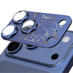 For iPhone 17 Pro Twelve Constellations Armor Integrated Full-Coverage Frosted Metal Camera Lens Film, Scorpio, Libra, Aquarius, Gemini, Pisces, Leo, Sagittarius, Capricorn, Cancer, Taurus, Virgo, Aries