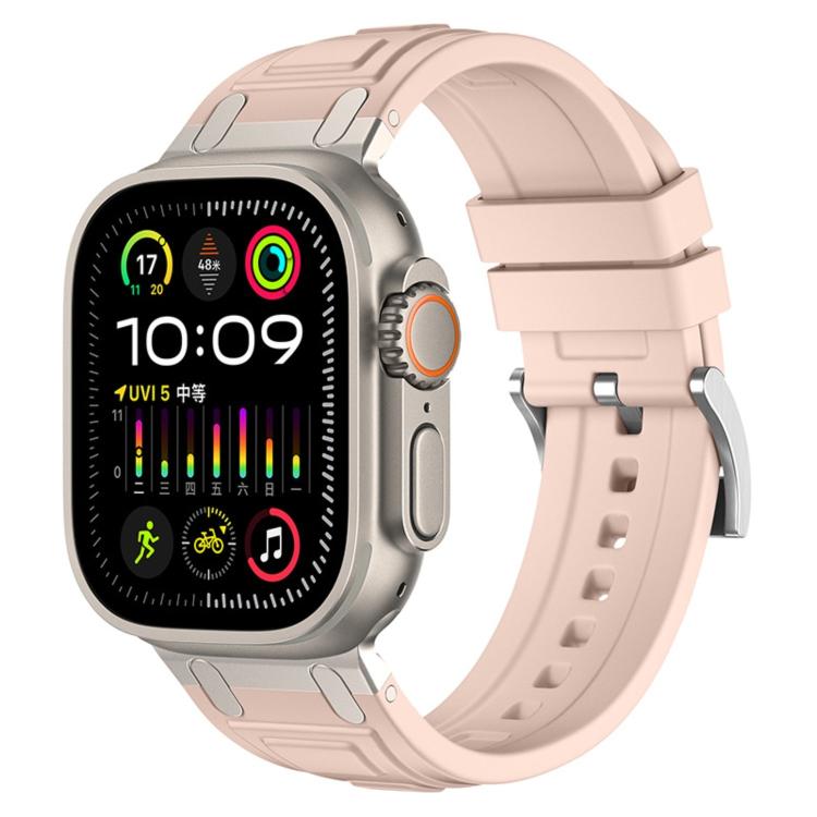 Dreischichtiges Panzer-Silikon-Uhrenarmband, Für Apple Watch 49mm / 46mm / 45mm / 44mm, Für Apple Watch 42mm / 41mm / 40mm / 38mm