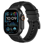 Dreischichtiges Panzer-Silikon-Uhrenarmband, Für Apple Watch 49mm / 46mm / 45mm / 44mm, Für Apple Watch 42mm / 41mm / 40mm / 38mm