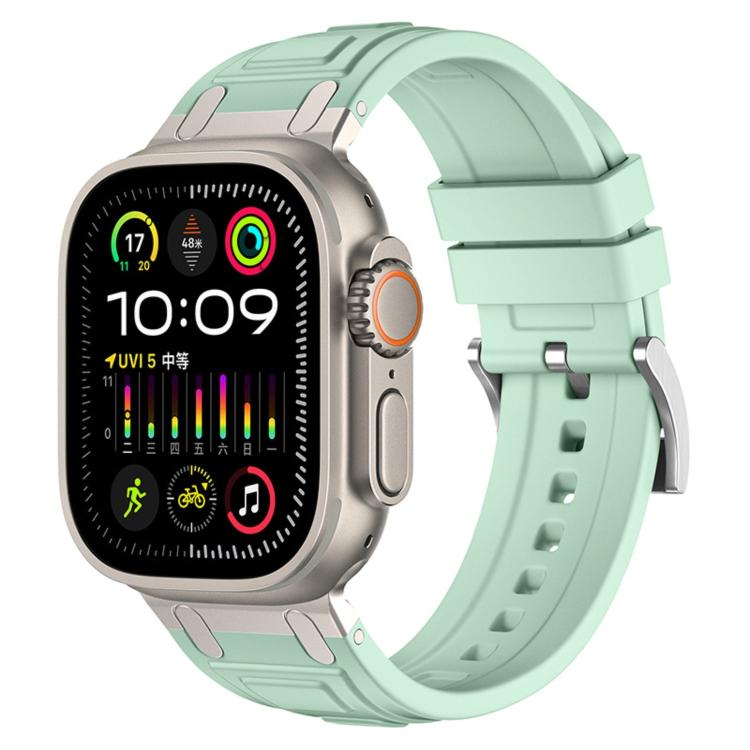 Dreischichtiges Panzer-Silikon-Uhrenarmband, Für Apple Watch 49mm / 46mm / 45mm / 44mm, Für Apple Watch 42mm / 41mm / 40mm / 38mm