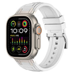 Dreischichtiges Panzer-Silikon-Uhrenarmband, Für Apple Watch 49mm / 46mm / 45mm / 44mm, Für Apple Watch 42mm / 41mm / 40mm / 38mm
