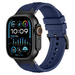Dreischichtiges Panzer-Silikon-Uhrenarmband, Für Apple Watch 49mm / 46mm / 45mm / 44mm, Für Apple Watch 42mm / 41mm / 40mm / 38mm