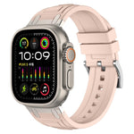 Dreischichtiges Panzer-Silikon-Uhrenarmband, Für Apple Watch 49mm / 46mm / 45mm / 44mm, Für Apple Watch 42mm / 41mm / 40mm / 38mm