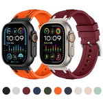 Dreischichtiges Panzer-Silikon-Uhrenarmband, Für Apple Watch 49mm / 46mm / 45mm / 44mm, Für Apple Watch 42mm / 41mm / 40mm / 38mm