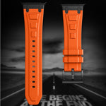 Dreischichtiges Panzer-Silikon-Uhrenarmband, Für Apple Watch 49mm / 46mm / 45mm / 44mm, Für Apple Watch 42mm / 41mm / 40mm / 38mm