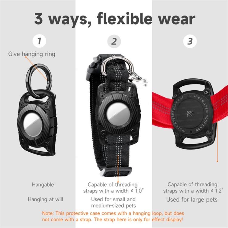 For AirTag 2nd Gen / AirTag 1st Gen Seal IP7 Waterproof Shockproof Anti-Loss Tracker Protective Cover