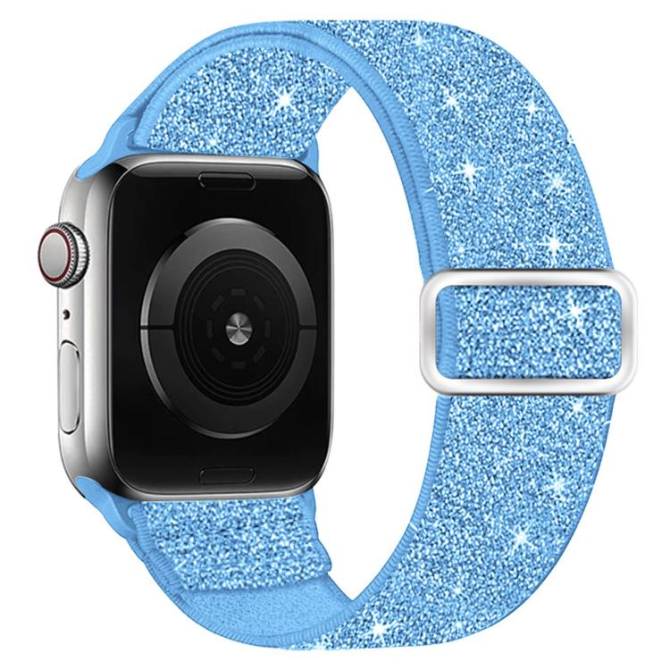 Glitzerndes elastisches Nylon-Uhrenarmband, Für Apple Watch 49mm / 46mm / 45mm / 44mm, Für Apple Watch 42mm / 41mm / 40mm / 38mm