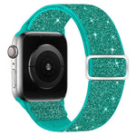 Glitzerndes elastisches Nylon-Uhrenarmband, Für Apple Watch 49mm / 46mm / 45mm / 44mm, Für Apple Watch 42mm / 41mm / 40mm / 38mm