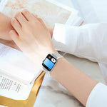 Glitzerndes elastisches Nylon-Uhrenarmband, Für Apple Watch 49mm / 46mm / 45mm / 44mm, Für Apple Watch 42mm / 41mm / 40mm / 38mm