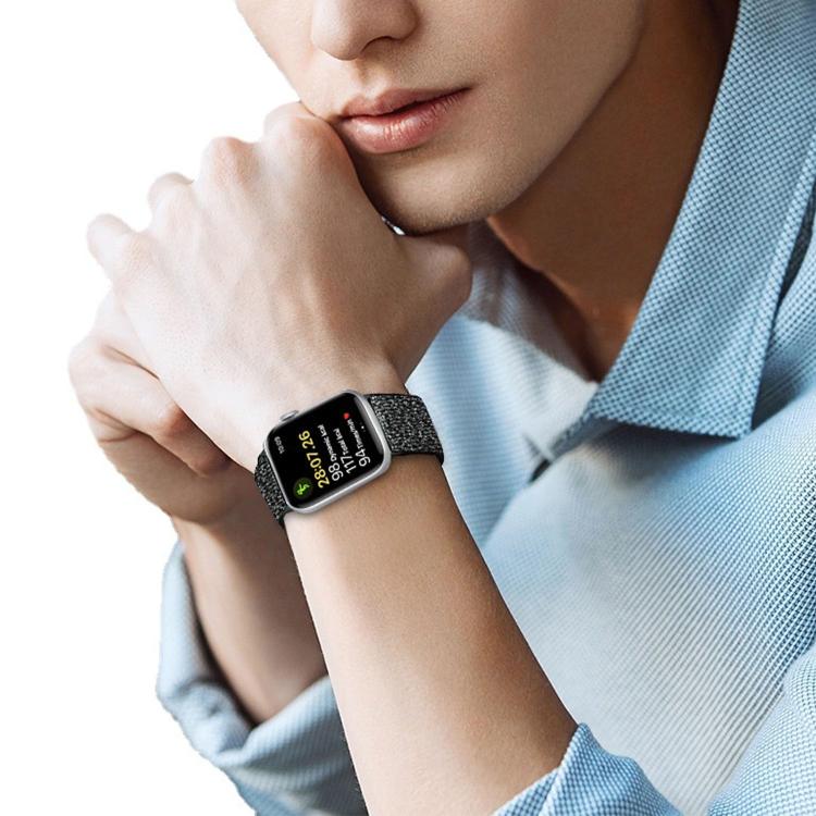 Glitzerndes elastisches Nylon-Uhrenarmband, Für Apple Watch 49mm / 46mm / 45mm / 44mm, Für Apple Watch 42mm / 41mm / 40mm / 38mm