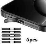 5pcs High-Density Metallic Integrated Speaker Dust Cover, For iPhone Air