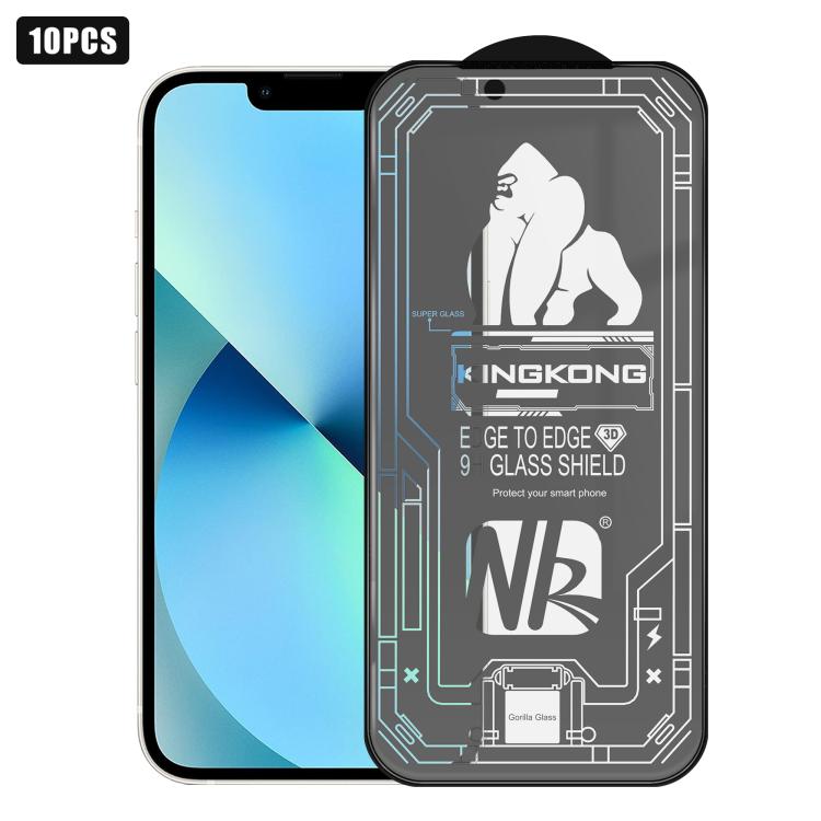10pcs 3D Large Arc Edge Electroplated Explosion-Proof Scratch-Resistant Full-Screen Frosted HD Tempered Glass Film, For iPhone 17 Pro Max, For iPhone 17 Pro, For iPhone 17, For iPhone Air, For iPhone 16 Pro Max, For iPhone 16 Pro, For iPhone 16