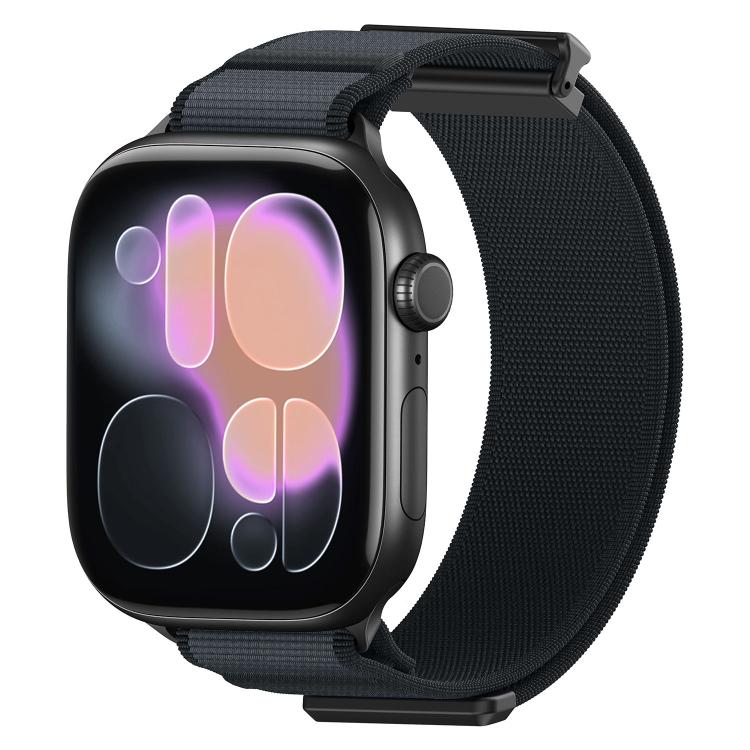 Doppelgelenkiges magnetisches Metallspitzen-Nylon-Uhrenarmband, Für Apple Watch 49mm / 46mm / 45mm / 44mm, Für Apple Watch 42mm / 41mm / 40mm / 38mm