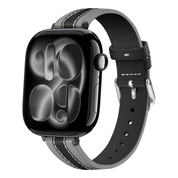 Verbundnaht echtes Leder-Uhrenarmband, Für Apple Watch 46mm / 49mm / 45mm / 44mm, Für Apple Watch 42mm / 41mm / 40mm / 38mm