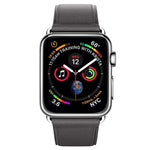 Klassisches Lederarmband mit Knopfverschluss für Apple Watch Series 3, 2 und 1 (42 mm)