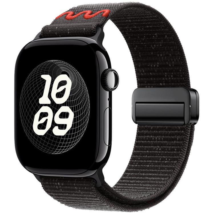 Magnetische Schnalle Nylon-Uhrenarmband, für Apple Watch 46mm / 49mm / 45mm / 44mm, für Apple Watch 42mm / 41mm / 40mm / 38mm