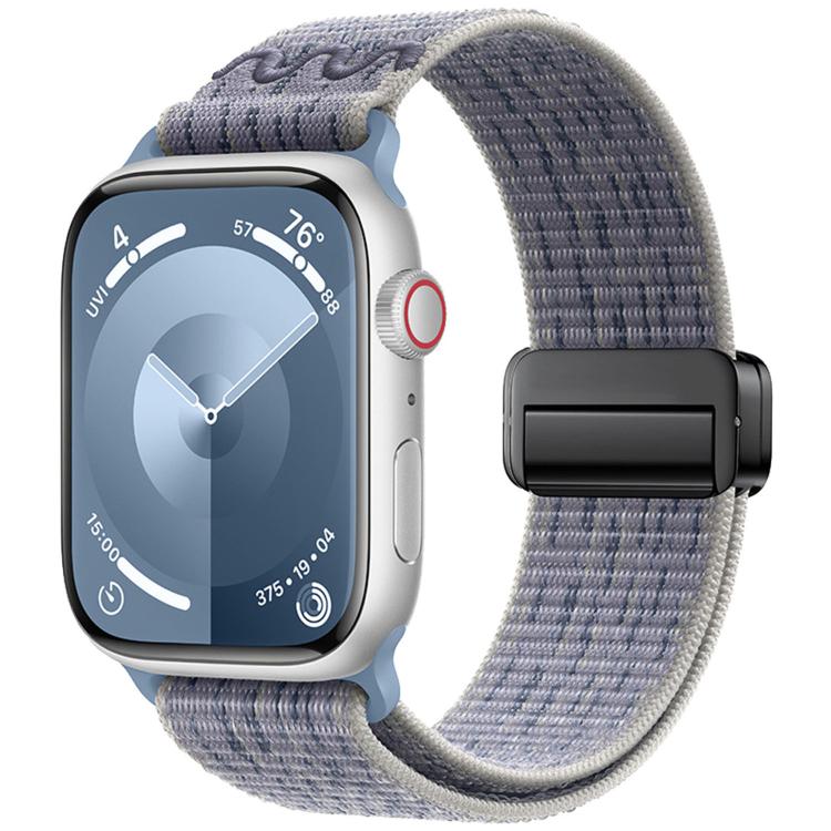 Magnetic Buckle Loop Nylon Watch Band, For Apple Watch 46mm / 49mm / 45mm / 44mm, For Apple Watch 42mm / 41mm / 40mm / 38mm