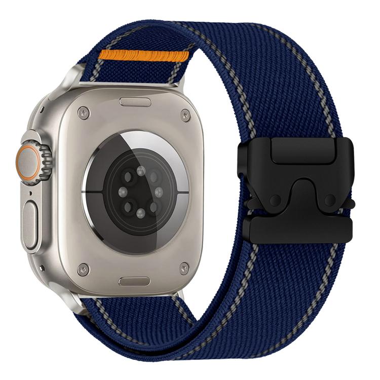 Reflective Umbrella Buckle Woven Nylon Watch Band, For Apple Watch 49mm / 46mm / 45mm / 44mm, For Apple Watch 42mm / 41mm / 40mm / 38mm