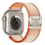 Reflective Umbrella Buckle Woven Nylon Watch Band, For Apple Watch 49mm / 46mm / 45mm / 44mm, For Apple Watch 42mm / 41mm / 40mm / 38mm