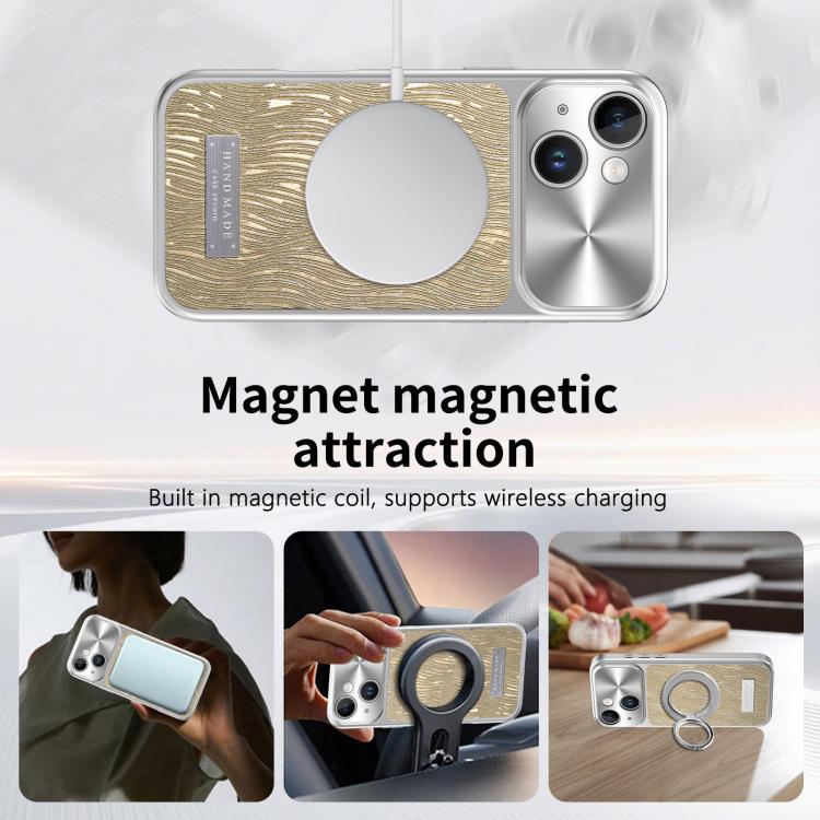 Fließendes Wasser-Rippel-Magnetschockfestes Handyhülle, für iPhone 15, für iPhone 14, für iPhone 14 Pro, für iPhone 14 Pro Max, für iPhone 13 Pro Max, für iPhone 13 Pro, für iPhone 13