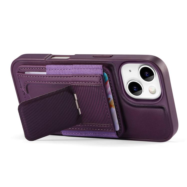CaseNeo Fold Halter Retro Elastische Karten Tasche Magnetische Rückseite Handyhülle, Für iPhone 15, Für iPhone 14 / 13, Für iPhone 14 Pro, Für iPhone 14 Pro Max, Für iPhone 13 Pro Max, Für iPhone 13 Pro