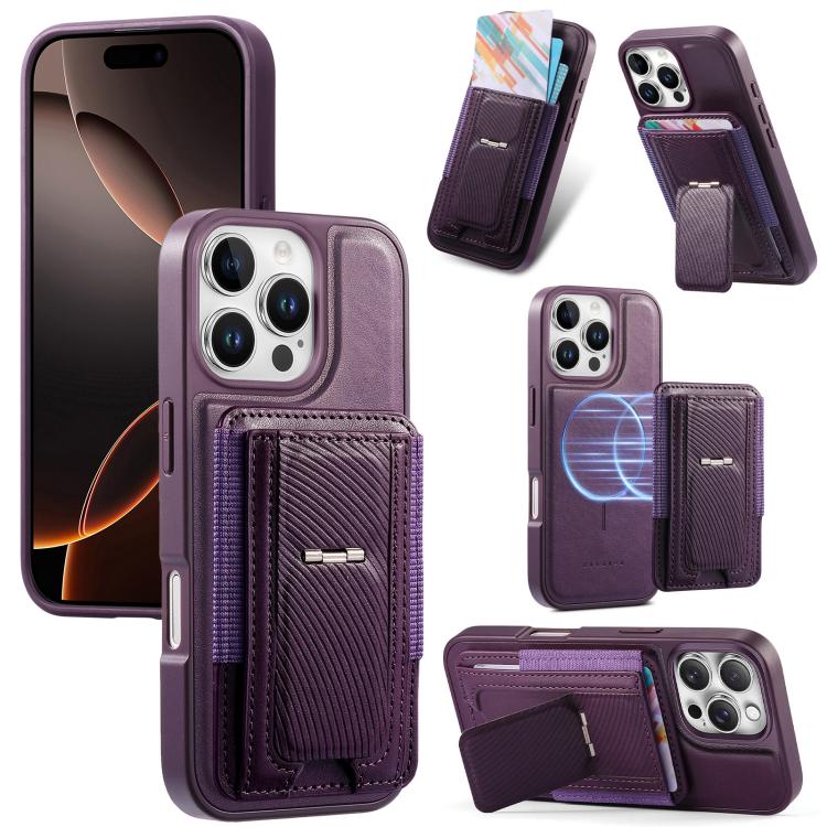 CaseNeo Fold Halter Retro Elastische Karten Tasche Magnetische Rückseite Handyhülle, Für iPhone 15, Für iPhone 14 / 13, Für iPhone 14 Pro, Für iPhone 14 Pro Max, Für iPhone 13 Pro Max, Für iPhone 13 Pro