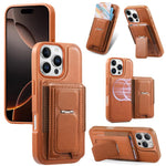 CaseNeo Fold Halter Retro Elastische Karten Tasche Magnetische Rückseite Handyhülle, Für iPhone 15, Für iPhone 14 / 13, Für iPhone 14 Pro, Für iPhone 14 Pro Max, Für iPhone 13 Pro Max, Für iPhone 13 Pro