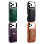 CaseNeo Fold Halter Retro Elastische Karten Tasche Magnetische Rückseite Handyhülle, Für iPhone 15, Für iPhone 14 / 13, Für iPhone 14 Pro, Für iPhone 14 Pro Max, Für iPhone 13 Pro Max, Für iPhone 13 Pro