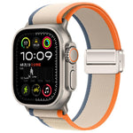 Magnetische Schnalle Trail Loop Nylon Uhrenarmband, Für Apple Watch 46mm / 49mm / 45mm / 44mm, Für Apple Watch 42mm / 41mm / 40mm / 38mm