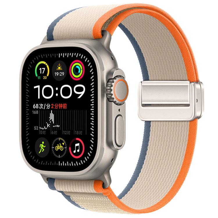 Magnetische Schnalle Trail Loop Nylon Uhrenarmband, Für Apple Watch 46mm / 49mm / 45mm / 44mm, Für Apple Watch 42mm / 41mm / 40mm / 38mm