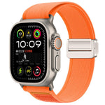 Magnetische Schnalle Trail Loop Nylon Uhrenarmband, Für Apple Watch 46mm / 49mm / 45mm / 44mm, Für Apple Watch 42mm / 41mm / 40mm / 38mm