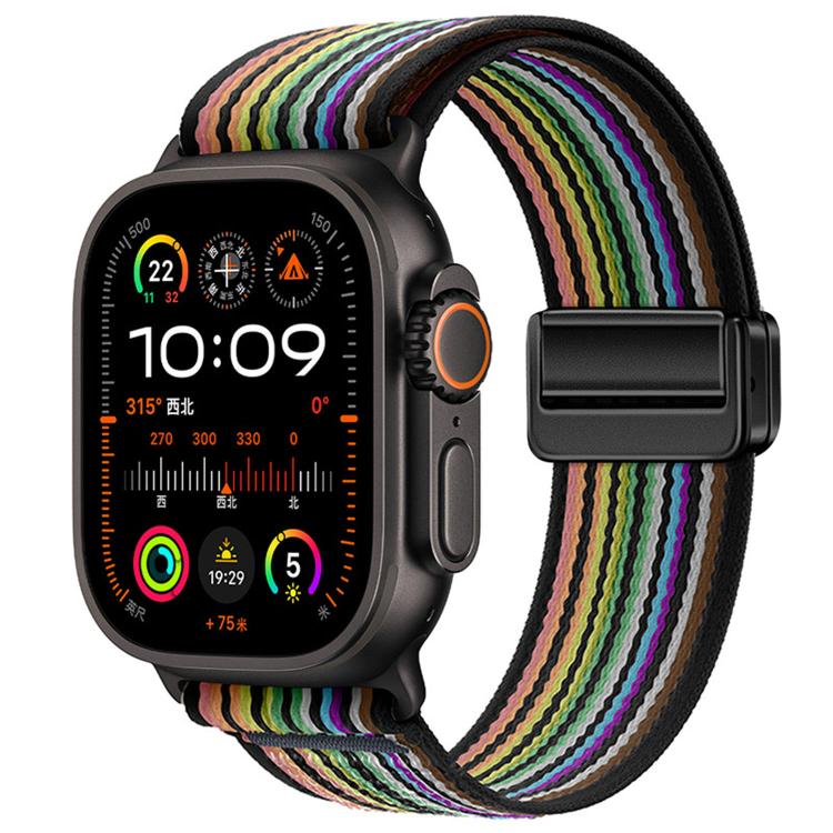 Magnetische Schnalle Trail Loop Nylon Uhrenarmband, Für Apple Watch 46mm / 49mm / 45mm / 44mm, Für Apple Watch 42mm / 41mm / 40mm / 38mm