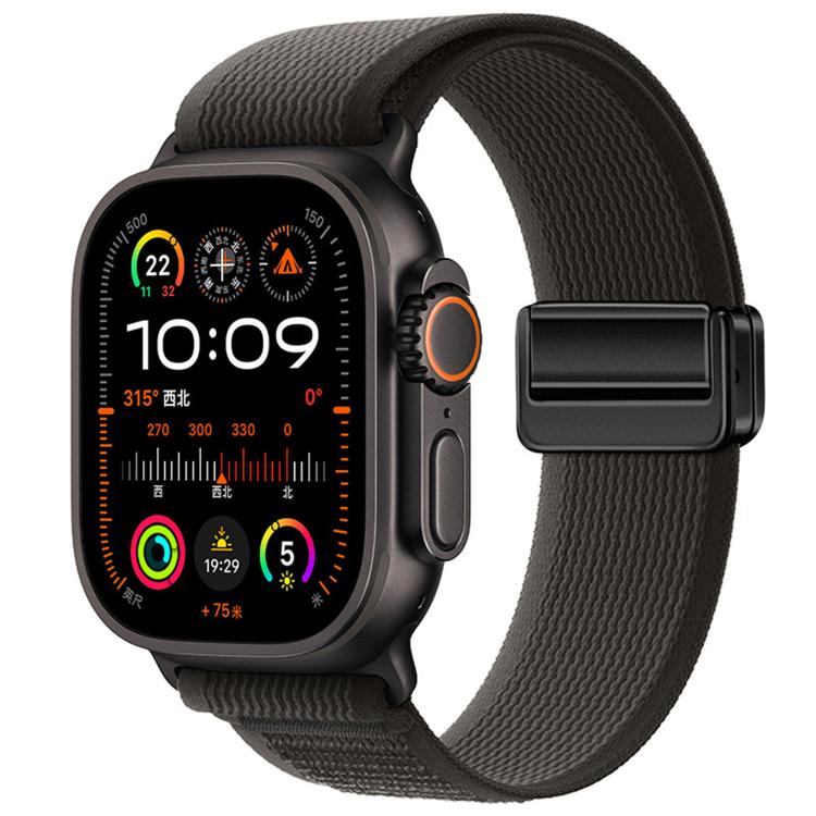 Magnetische Schnalle Trail Loop Nylon Uhrenarmband, Für Apple Watch 46mm / 49mm / 45mm / 44mm, Für Apple Watch 42mm / 41mm / 40mm / 38mm