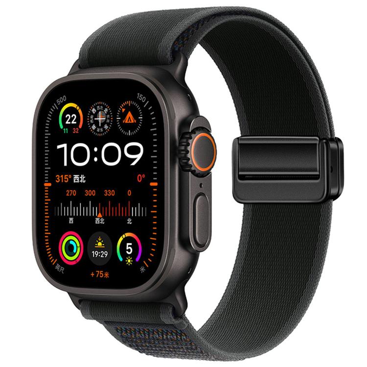 Magnetische Schnalle Trail Loop Nylon Uhrenarmband, Für Apple Watch 46mm / 49mm / 45mm / 44mm, Für Apple Watch 42mm / 41mm / 40mm / 38mm