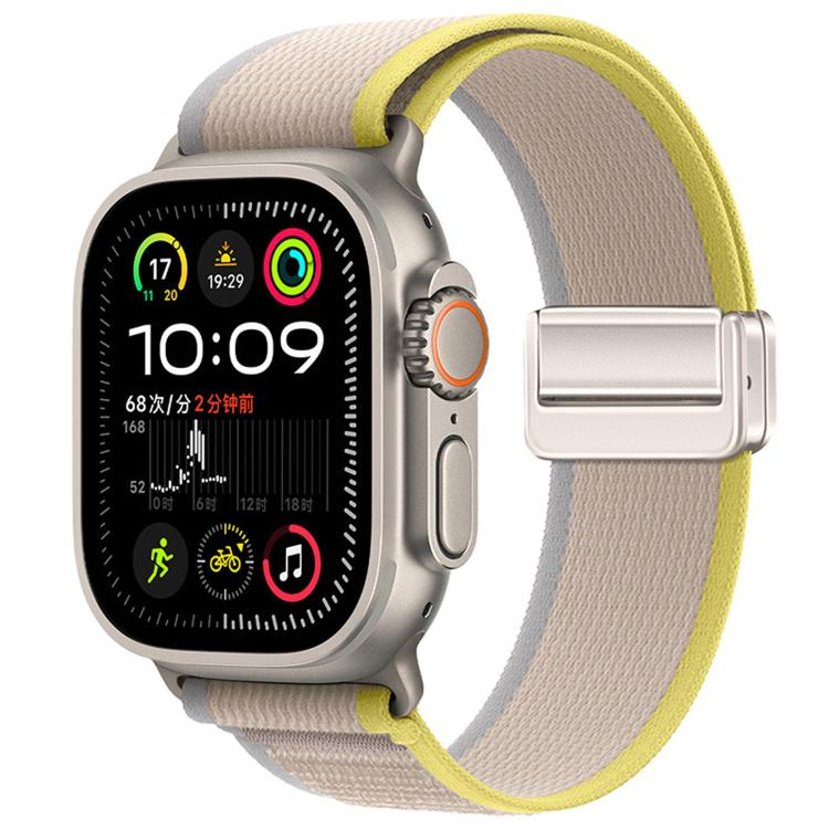 Magnetische Schnalle Trail Loop Nylon Uhrenarmband, Für Apple Watch 46mm / 49mm / 45mm / 44mm, Für Apple Watch 42mm / 41mm / 40mm / 38mm