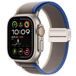 Magnetische Schnalle Trail Loop Nylon Uhrenarmband, Für Apple Watch 46mm / 49mm / 45mm / 44mm, Für Apple Watch 42mm / 41mm / 40mm / 38mm