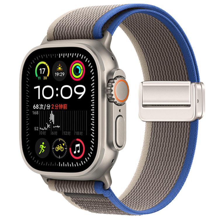Magnetische Schnalle Trail Loop Nylon Uhrenarmband, Für Apple Watch 46mm / 49mm / 45mm / 44mm, Für Apple Watch 42mm / 41mm / 40mm / 38mm