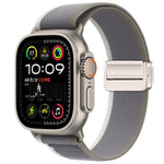 Magnetische Schnalle Trail Loop Nylon Uhrenarmband, Für Apple Watch 46mm / 49mm / 45mm / 44mm, Für Apple Watch 42mm / 41mm / 40mm / 38mm