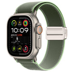 Magnetische Schnalle Trail Loop Nylon Uhrenarmband, Für Apple Watch 46mm / 49mm / 45mm / 44mm, Für Apple Watch 42mm / 41mm / 40mm / 38mm