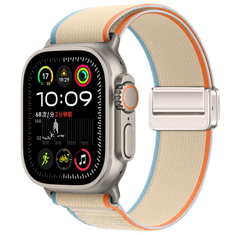 Magnetische Schnalle Trail Loop Nylon Uhrenarmband, Für Apple Watch 46mm / 49mm / 45mm / 44mm, Für Apple Watch 42mm / 41mm / 40mm / 38mm