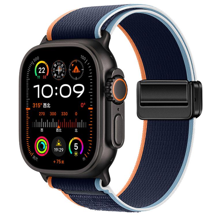 Magnetische Schnalle Trail Loop Nylon Uhrenarmband, Für Apple Watch 46mm / 49mm / 45mm / 44mm, Für Apple Watch 42mm / 41mm / 40mm / 38mm