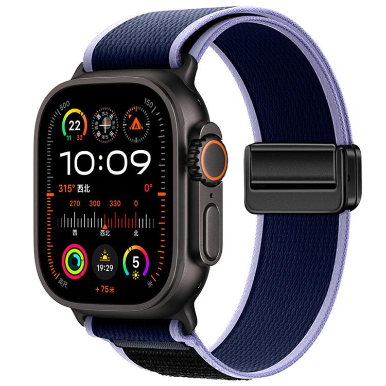 Magnetische Schnalle Trail Loop Nylon Uhrenarmband, Für Apple Watch 46mm / 49mm / 45mm / 44mm, Für Apple Watch 42mm / 41mm / 40mm / 38mm