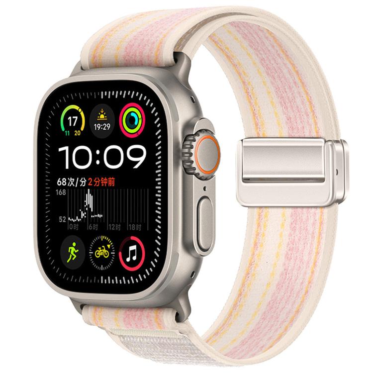 Magnetische Schnalle Trail Loop Nylon Uhrenarmband, Für Apple Watch 46mm / 49mm / 45mm / 44mm, Für Apple Watch 42mm / 41mm / 40mm / 38mm