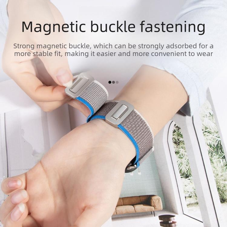 Magnetische Schnalle Trail Loop Nylon Uhrenarmband, Für Apple Watch 46mm / 49mm / 45mm / 44mm, Für Apple Watch 42mm / 41mm / 40mm / 38mm