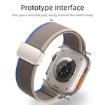 Magnetische Schnalle Trail Loop Nylon Uhrenarmband, Für Apple Watch 46mm / 49mm / 45mm / 44mm, Für Apple Watch 42mm / 41mm / 40mm / 38mm